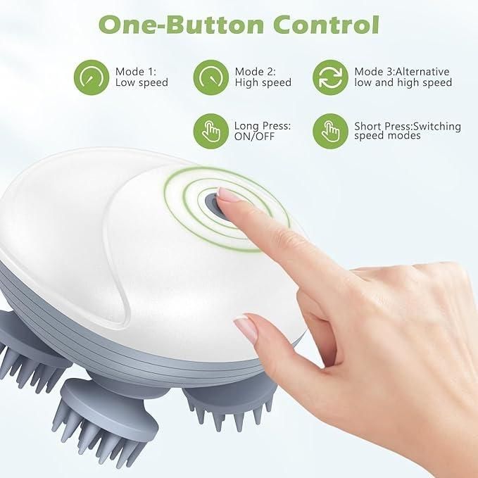 Electric Scalp Massager Electric Head Massager Rechargeable Scalp Massager