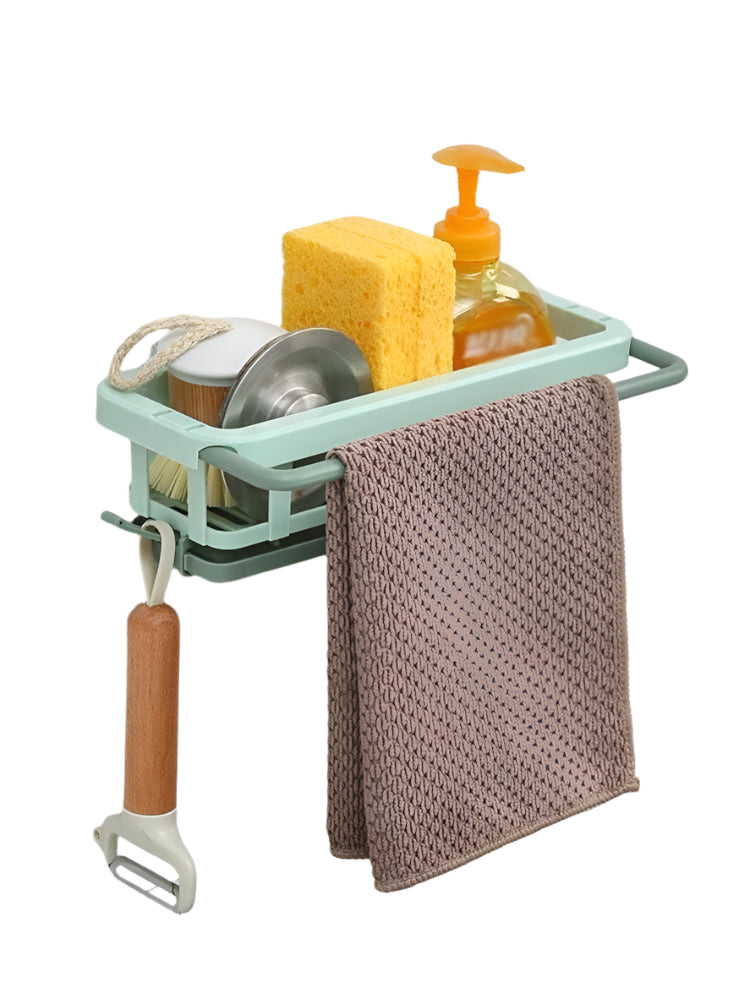 Retractable Sponge Storage Hanging Rack