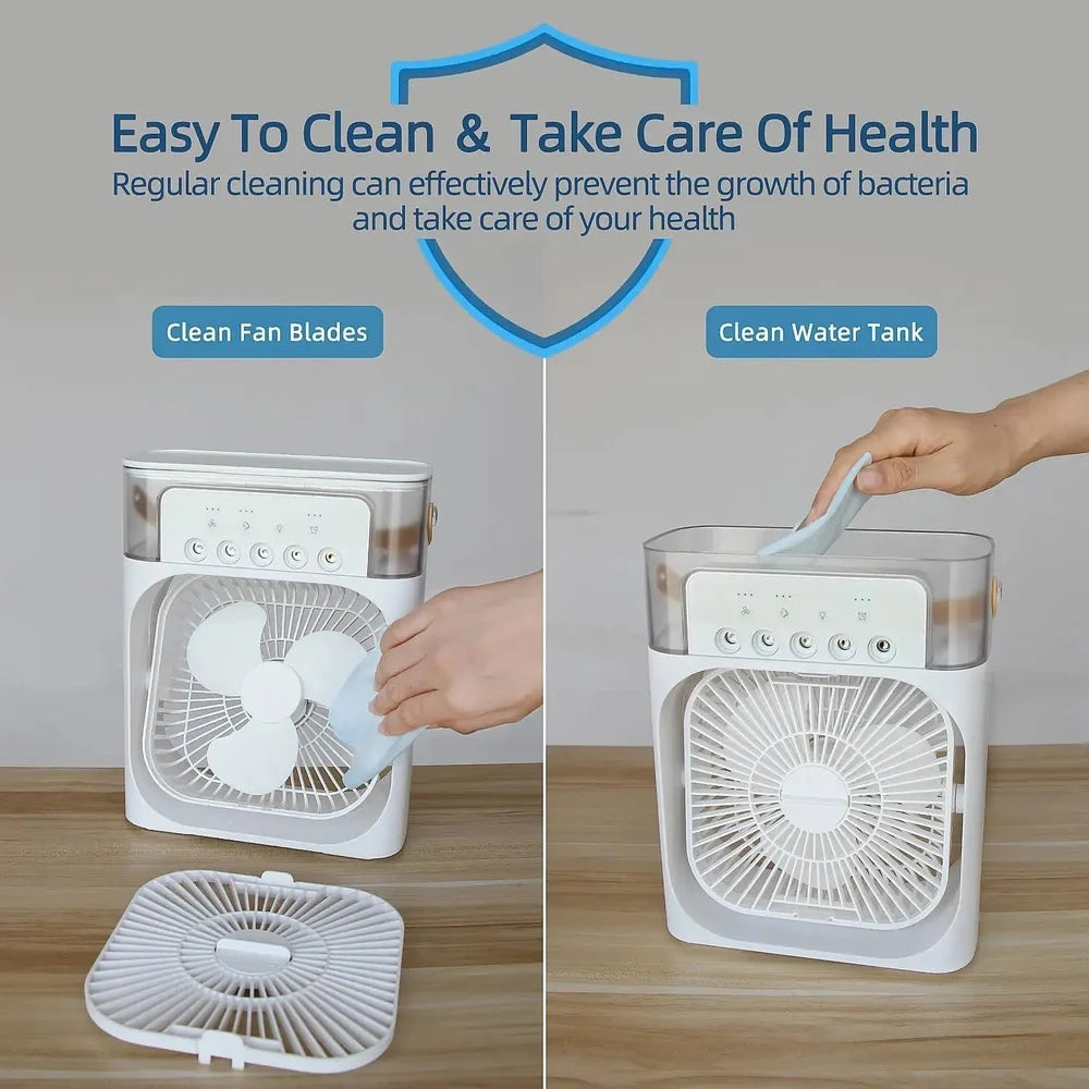 Portable Humidifier Air Cooler Mist Fan
